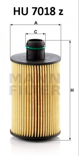 Mann-Filter olajszűrő HU7018Z