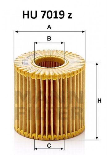 Mann-Filter olajszűrő HU7019Z