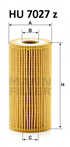 Mann-Filter olajszűrő HU7027Z