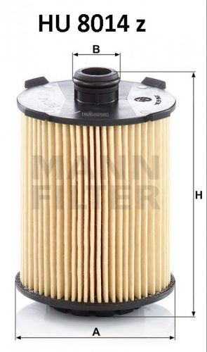 Mann-Filter olajszűrő HU8014Z