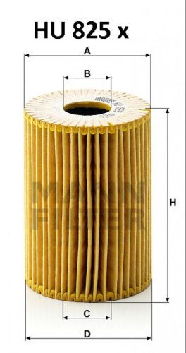 Mann-Filter olajszűrő HU825X