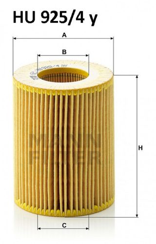 Mann-Filter olajszűrő HU925/4Y