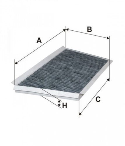 Filtron aktívszenes pollenszűrő K1106A