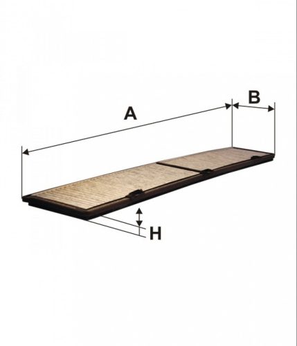 Filtron aktívszenes pollenszűrő K1169A