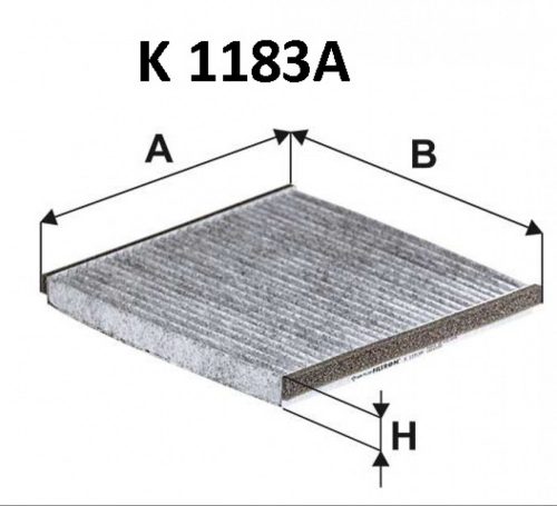 Filtron aktívszenes pollenszűrő K1183A