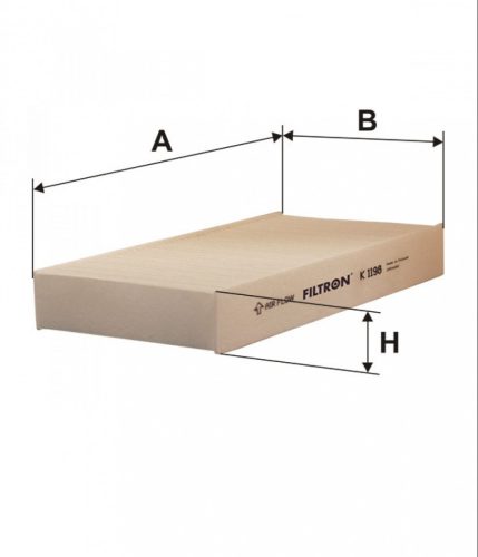 Filtron pollenszűrő K1198-2X