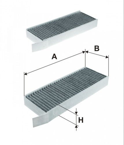 Filtron aktívszenes pollenszűrő K1328A-2X