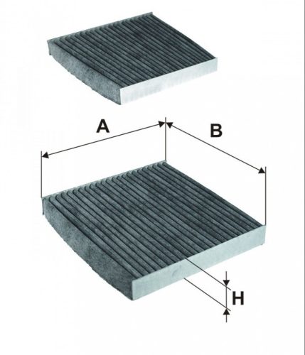 Filtron aktívszenes pollenszűrő K1336A-2X