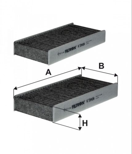 Filtron aktívszenes pollenszűrő K1342A-2X