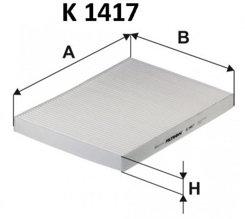 Filtron pollenszűrő K1417