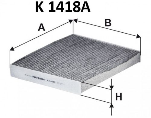 Filtron aktívszenes pollenszűrő K1418A