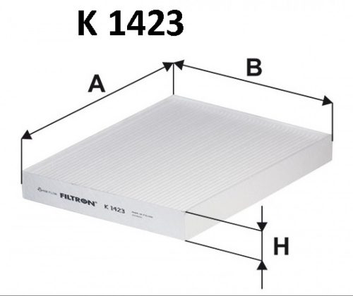 Filtron pollenszűrő K1423