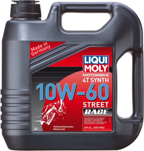 Liqui Moly Motorbike 4T Street Race Synt 10W-60 motorkerékpár olaj 4L