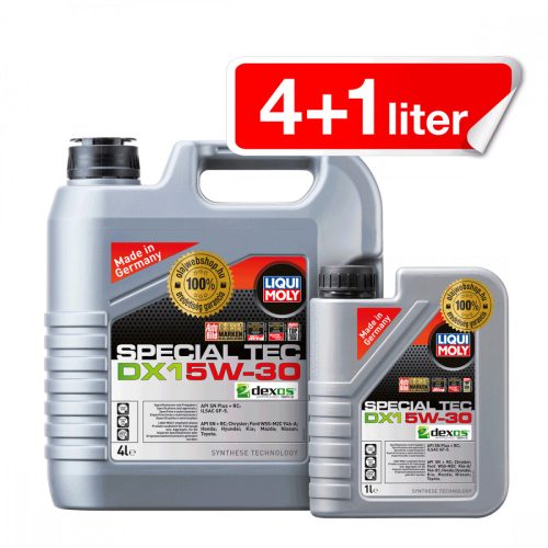 Liqui Moly Special Tec DX1 5W-30 motorolaj GM dexos1 Gen2 5L *csomag