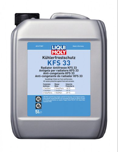 Liqui Moly Kühlerfrostschutz KFS33 Fagyálló koncentrátum -70°C 5L