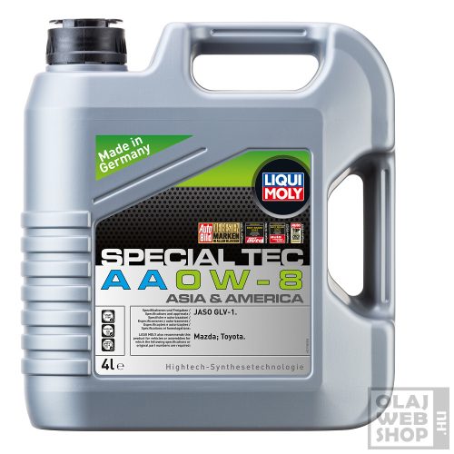 Liqui Moly Special Tec Asia & America AA 0W-8 motorolaj 4L