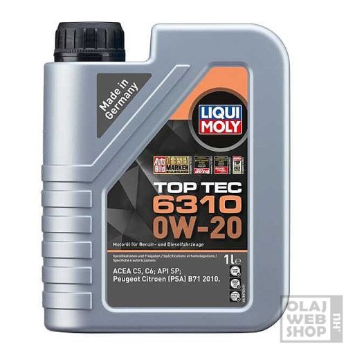 Liqui Moly Top Tec 6310 0W-20 motorolaj 1L