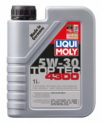 Liqui Moly Top Tec 4300 5W-30 motorolaj 1L