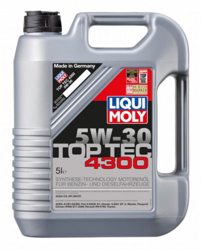 Liqui Moly Top Tec 4300 5W-30 motorolaj 5L