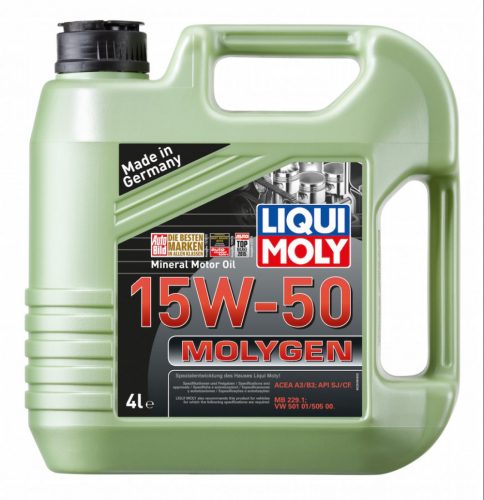 Liqui Moly Molygen 15w-50 motorolaj ásványi 4L