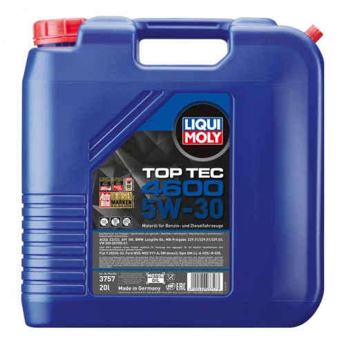 Liqui Moly Top Tec 4600 5W-30 motorolaj 20L