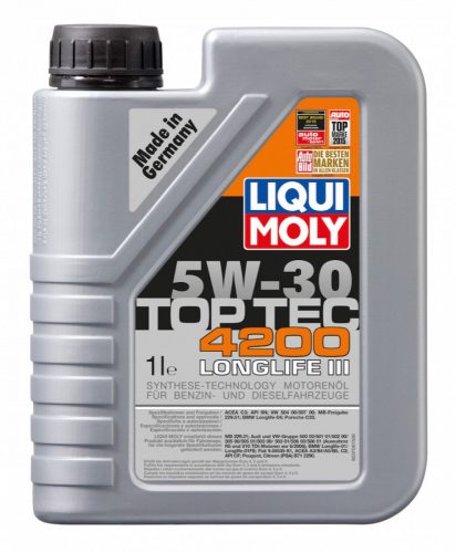 Liqui Moly Top Tec 4200 5W-30 Longlife III motorolaj 1L