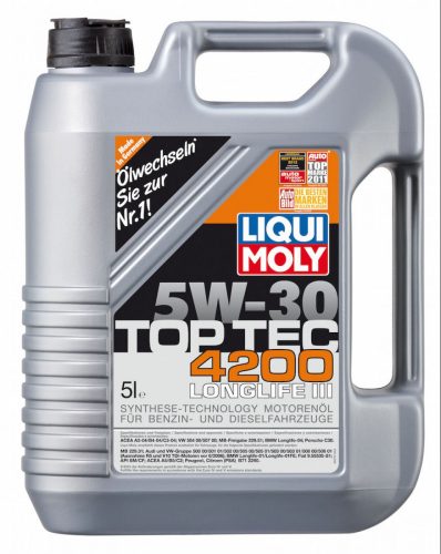 Liqui Moly Top Tec 4200 5W-30 Longlife III motorolaj 5L