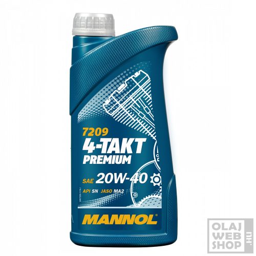 Mannol 7209 4-TAKT PREMIUM 20W-40 motorkerékpár olaj 1L