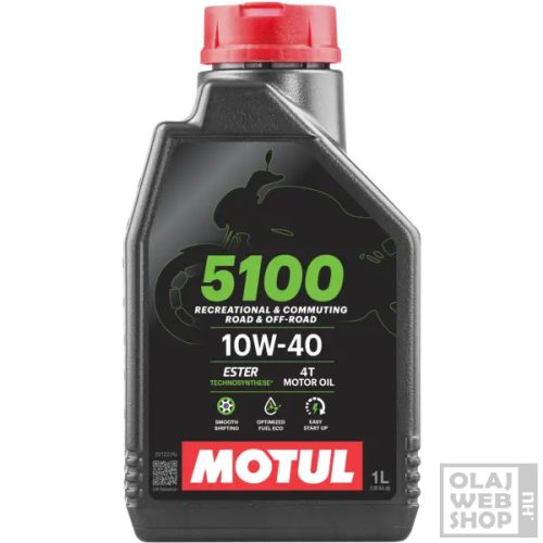 Motul 5100 4T 10W-40 motorkerékpár olaj 1L