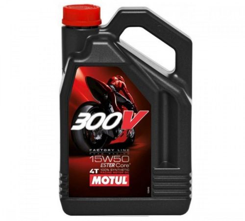 Motul 300V 4T Factory Line Road Racing 15W-50 motorkerékpár olaj 4L