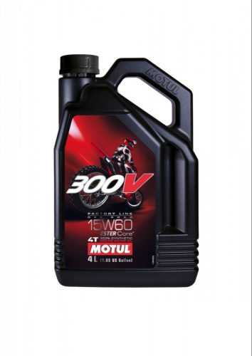 Motul 300V 4T Factory Line Off Road 15W-60 motorkerékpár olaj 4L