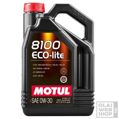 Motul 8100 ECO-Lite 0W-30 motorolaj 5L