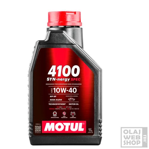 Motul 4100 SYN-nergy Spec 10W-40 motorolaj 1L