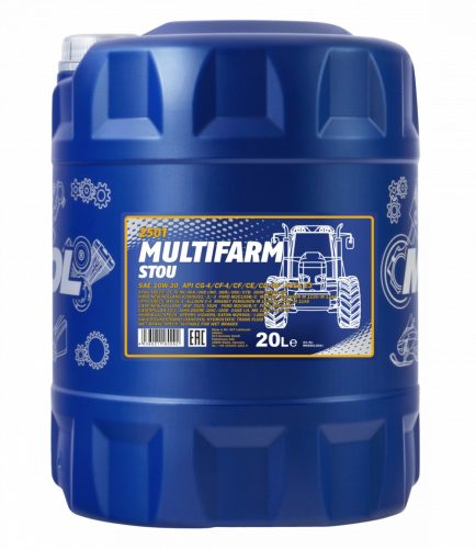 Mannol 2501 MULTIFARM STOU 10W-30 mezőgazdasági univerzális olaj 20L