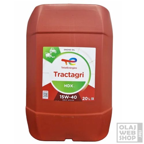 TotalEnergies TractAgri HDX 15W-40 mezőgazdasági motorolaj 20L