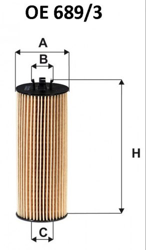 Filtron olajszűrő OE689/3
