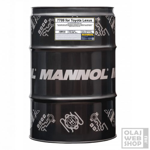 Mannol 7709 O.E.M. TOYOTA LEXUS 5W-30 motorolaj 60L