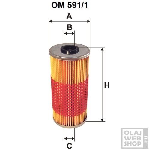 Filtron olajszűrő OM591/1