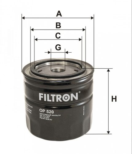 Filtron olajszűrő OP520