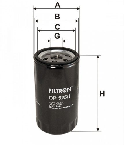 Filtron olajszűrő OP525/1