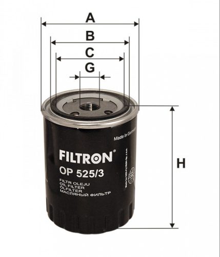 Filtron olajszűrő OP525/3