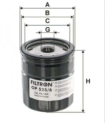 Filtron olajszűrő OP525/6