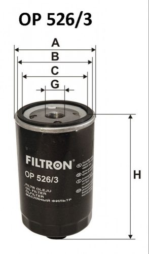 Filtron olajszűrő OP526/3