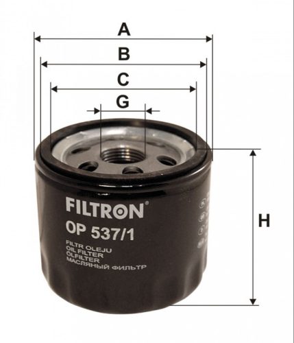 Filtron olajszűrő OP537/1