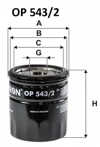 Filtron olajszűrő OP543/2
