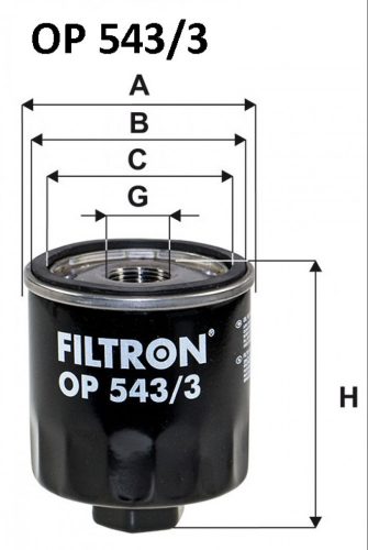 Filtron olajszűrő OP543/3