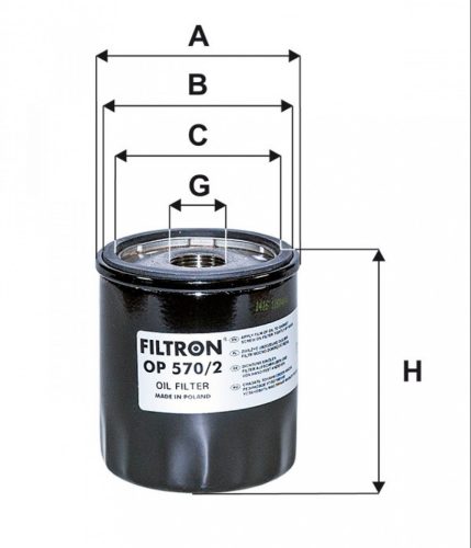 Filtron olajszűrő OP570/2