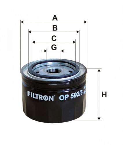 Filtron olajszűrő OP592/8