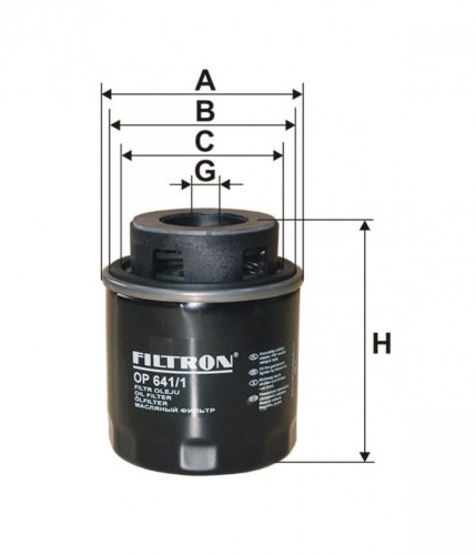 Filtron olajszűrő OP641/1