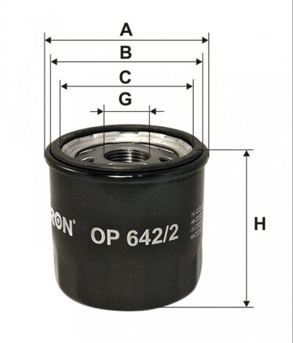 Filtron olajszűrő OP642/2